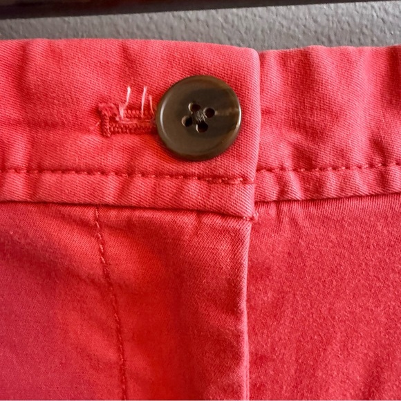 Talbots Salmon Relaxed Chino with Button-Accent Pants - Picture 5 of 8